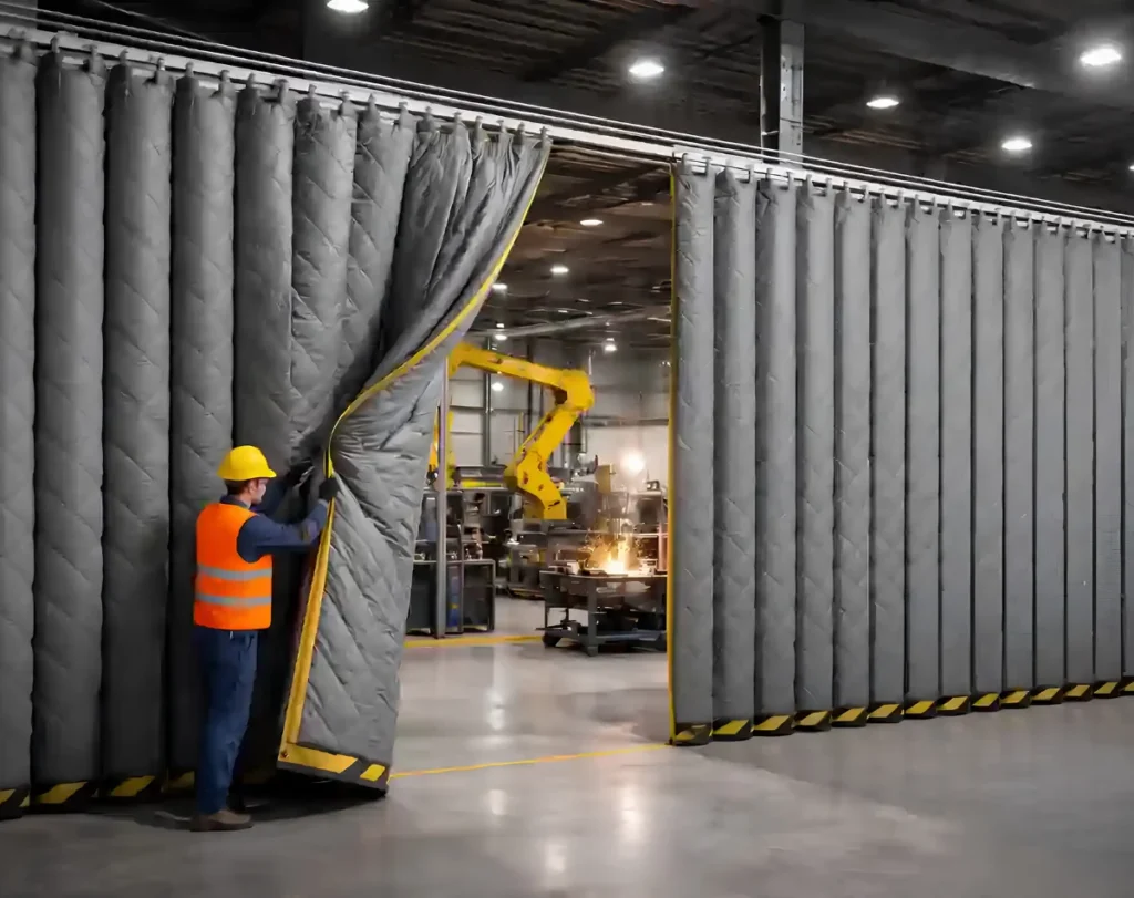 Industrial soundproof curtains heavy duty