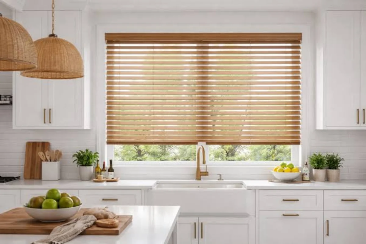 Kitchen blinds modern cooking space Dubai