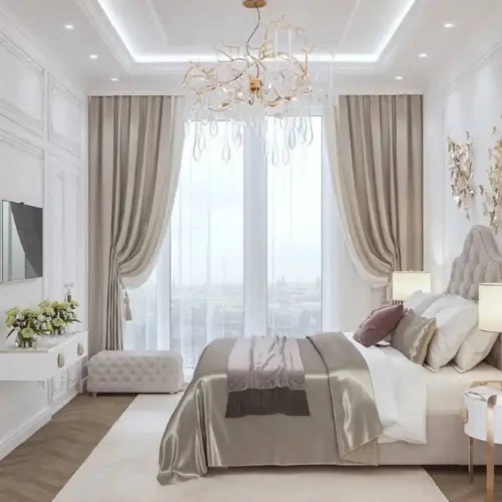 Linen bedroom curtains range Dubai