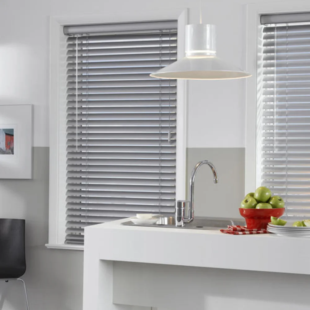 Living room aluminum blinds project Dubai