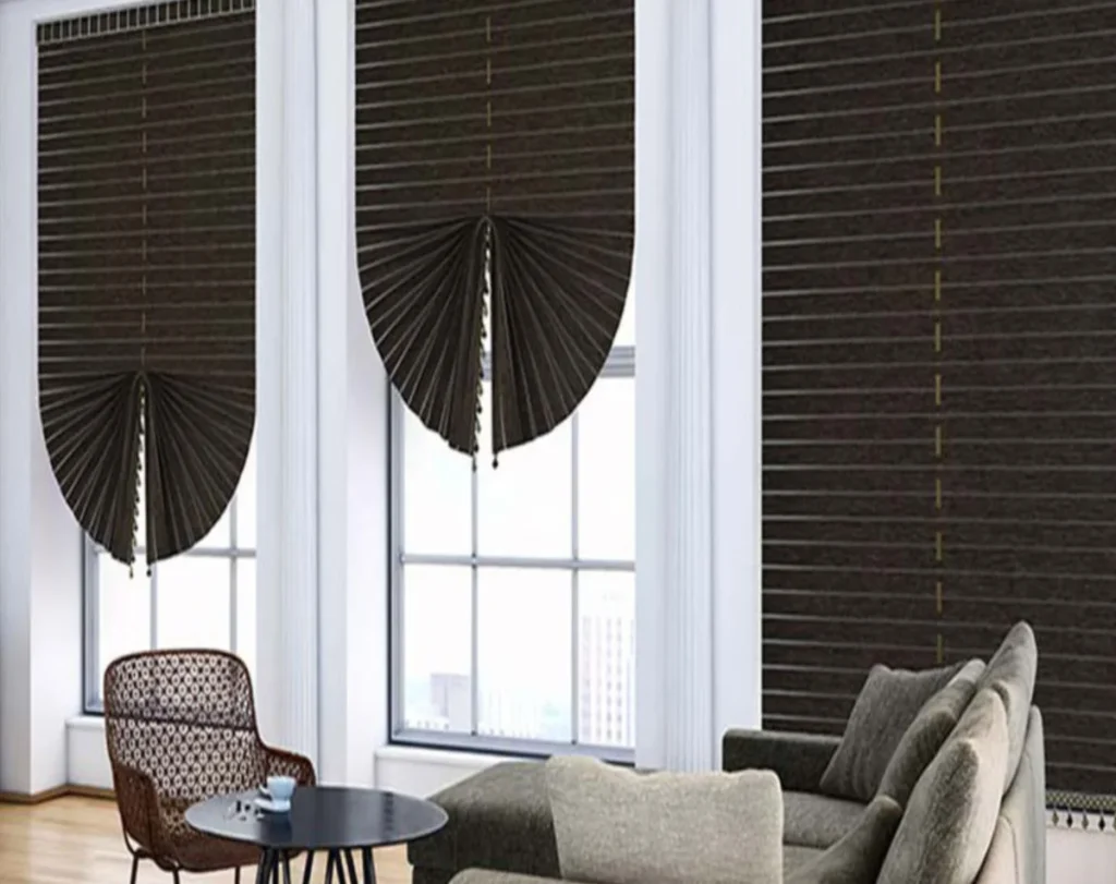 Living room Patricia blinds elegant Dubai