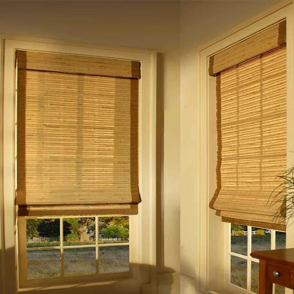 Luxury bamboo blinds project villa Dubai