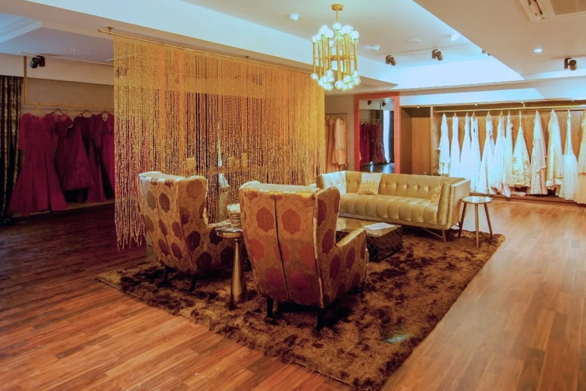 Luxury beaded string curtains Dubai design