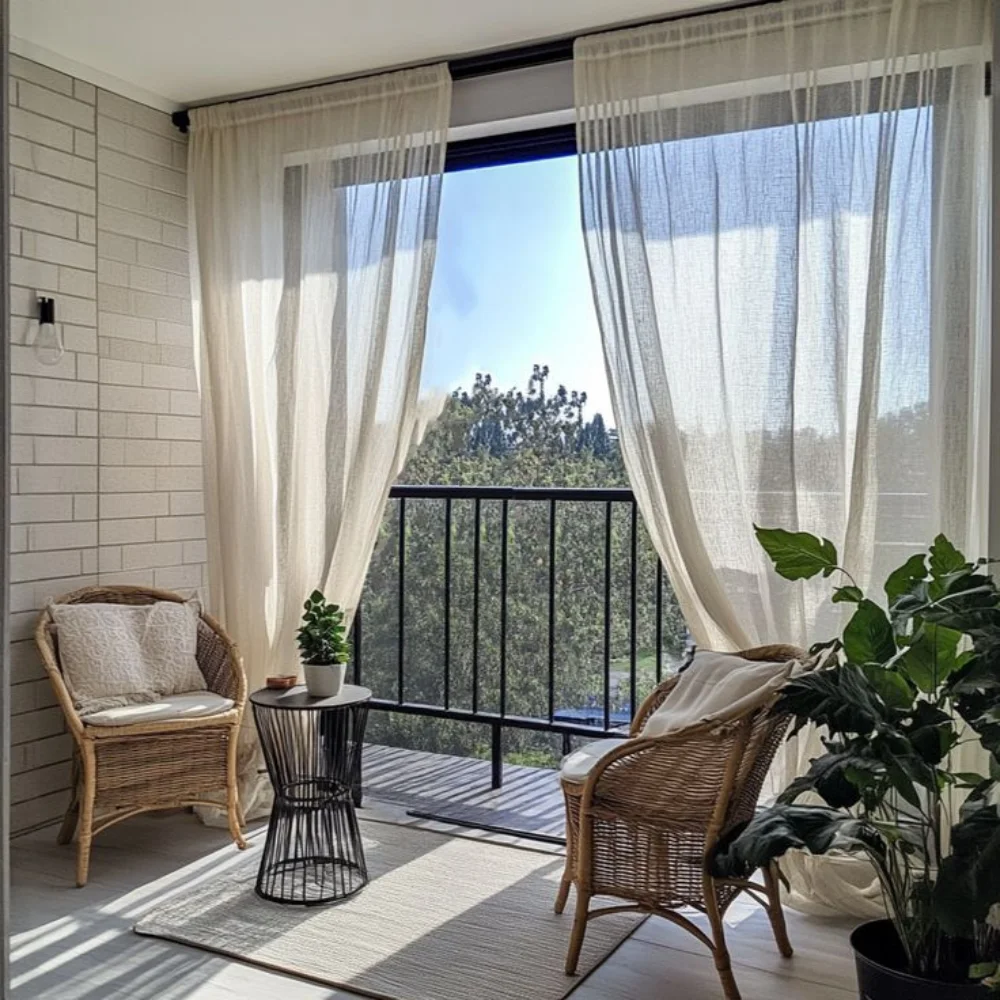 Luxury curtain installation project villa Dubai