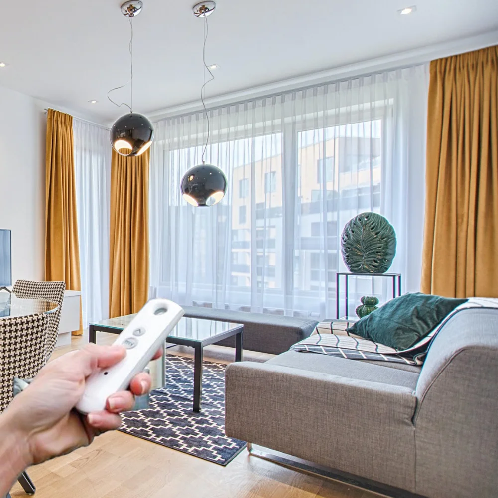 Luxury curtain project completed Dubai