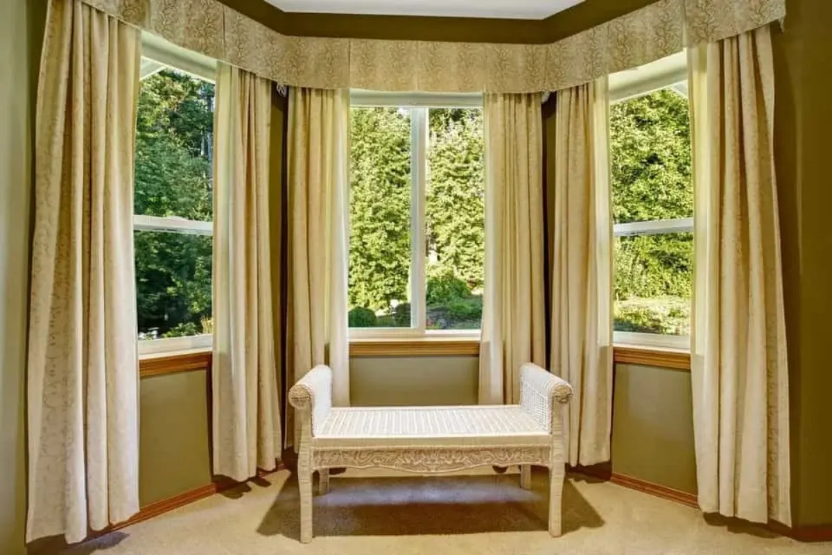 Luxury gypsum pelmet curtain thermal Dubai