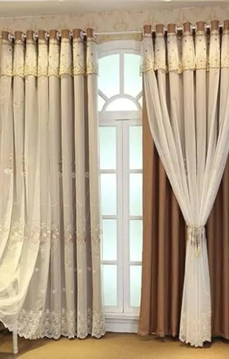 Luxury hotel room curtains stylish Dubai