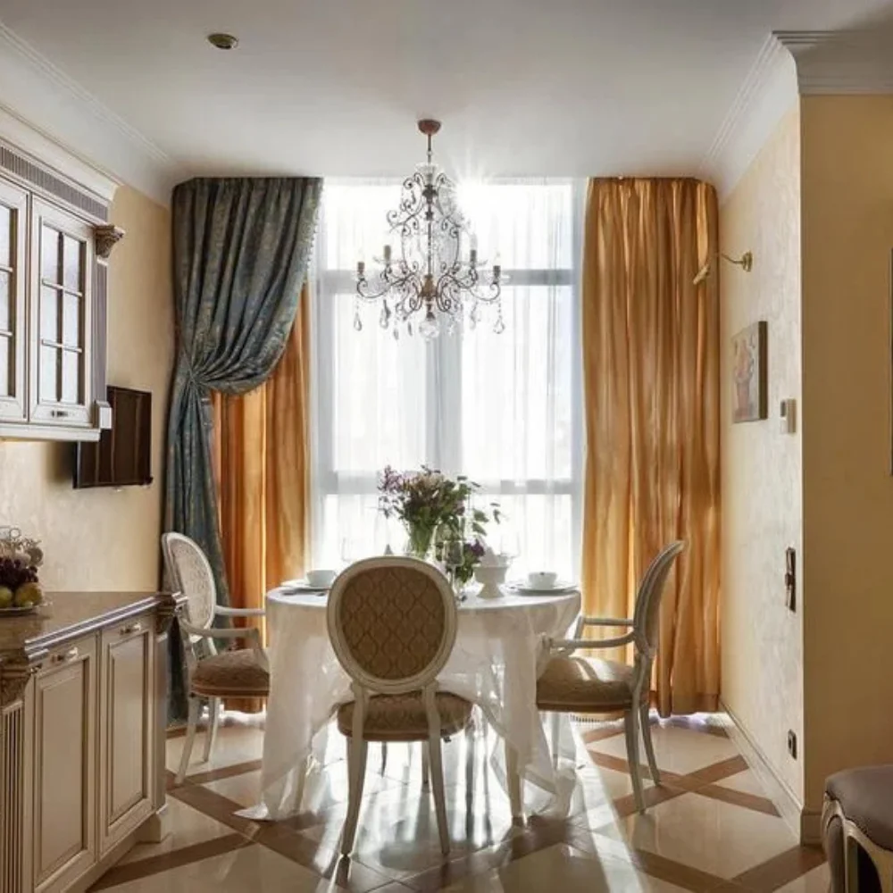 Luxury kitchen curtain project completed Dubai