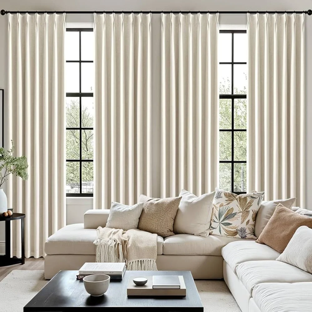 Luxury living room curtain project Dubai