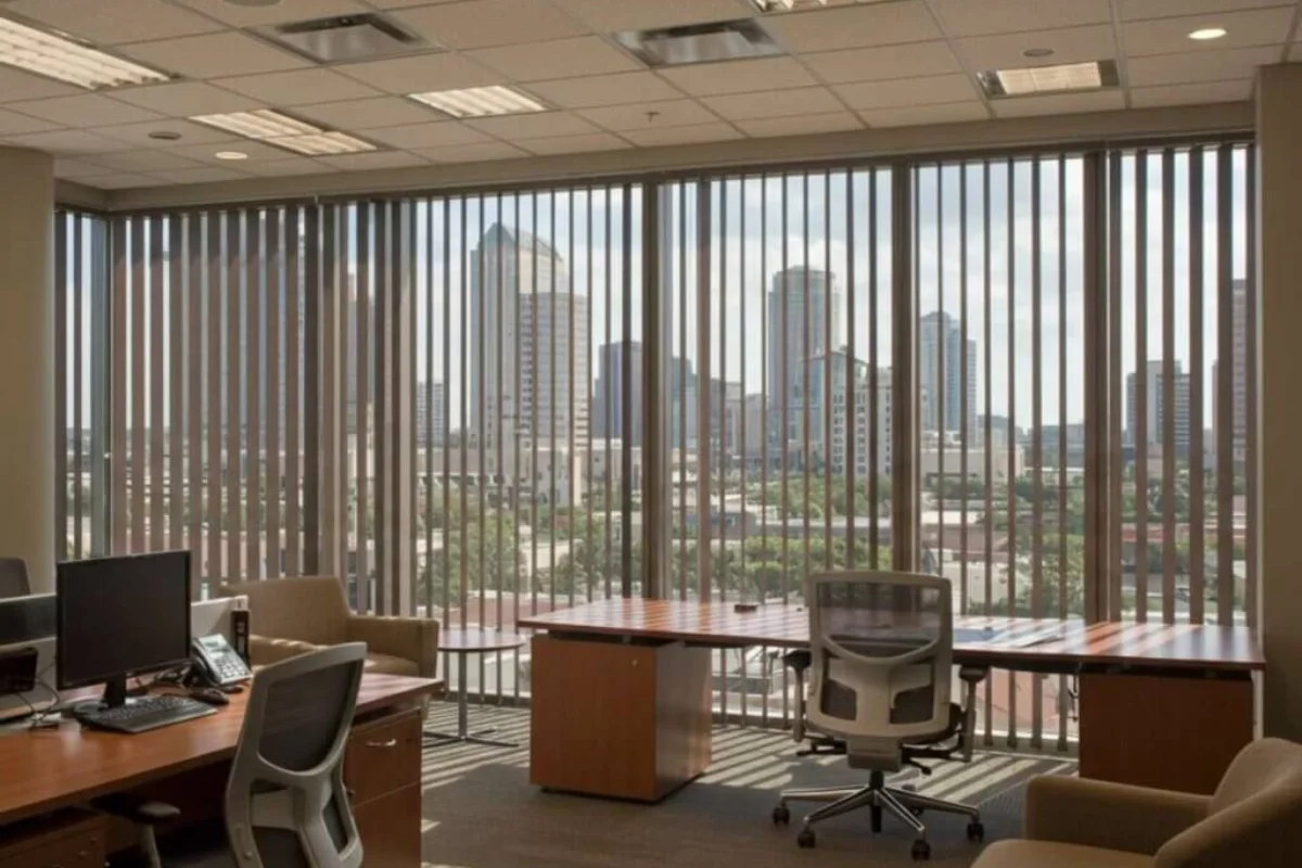 Luxury office curtains professional Dubai