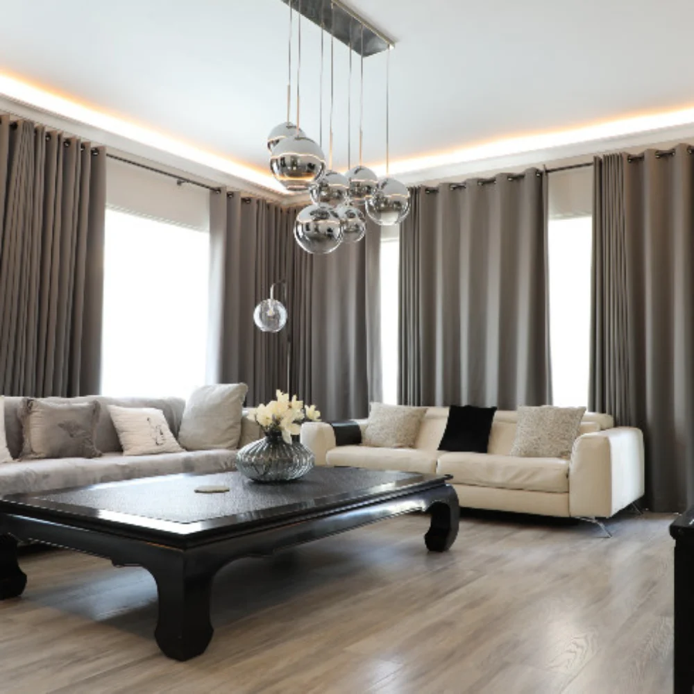 Luxury wave curtain project completed Dubai