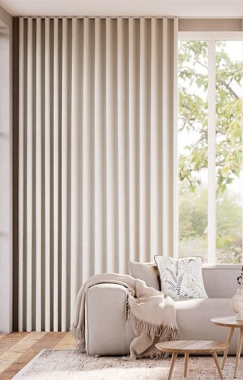 Luxury wave curtains charming interior Dubai