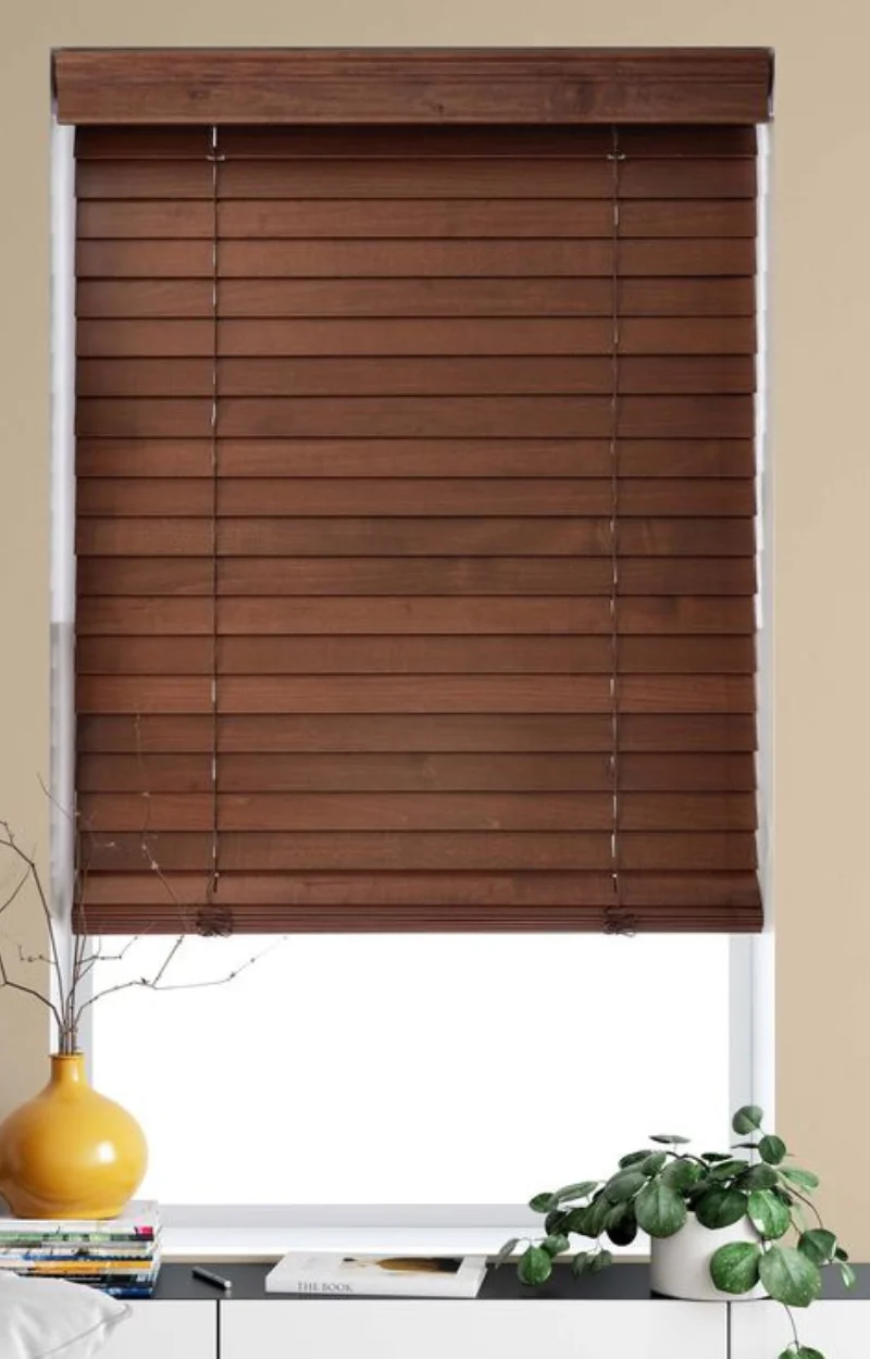 Made to measure wooden blinds durable Dubai