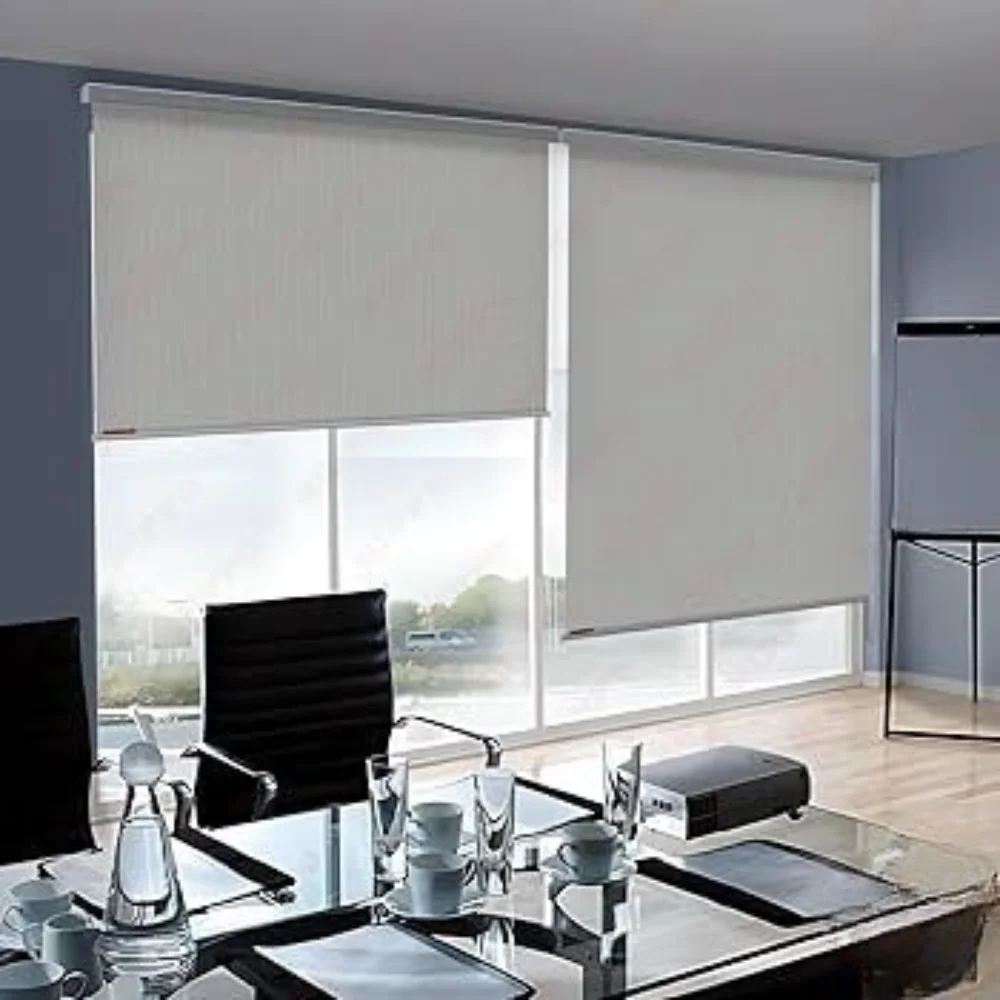 Modern blind installation project Dubai