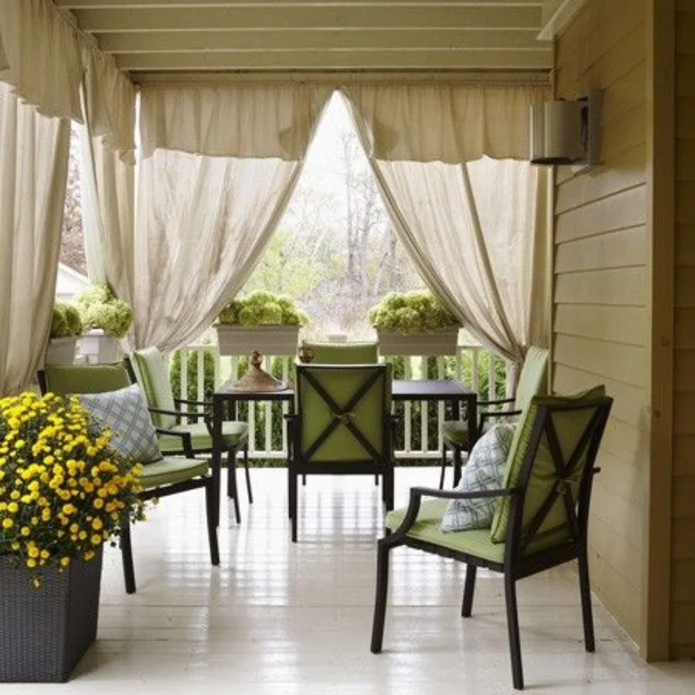 Modern curtain installation project Dubai