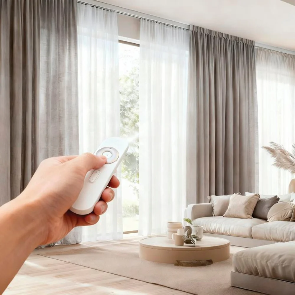 Modern curtain project completed Dubai