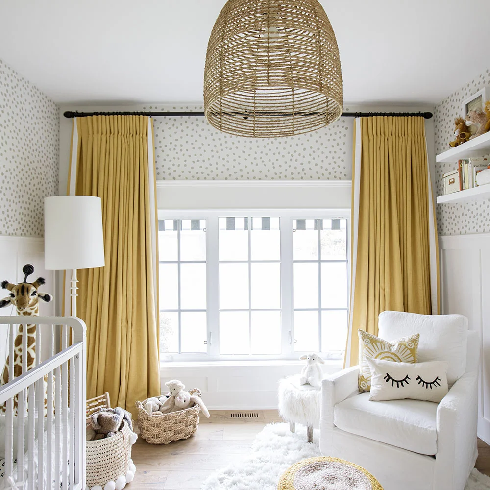 Modern custom window curtain project Dubai
