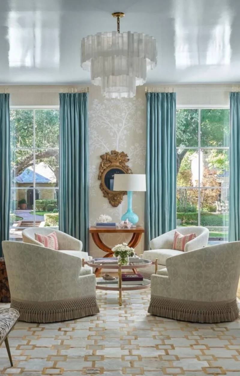 Modern durable curtains living room Dubai