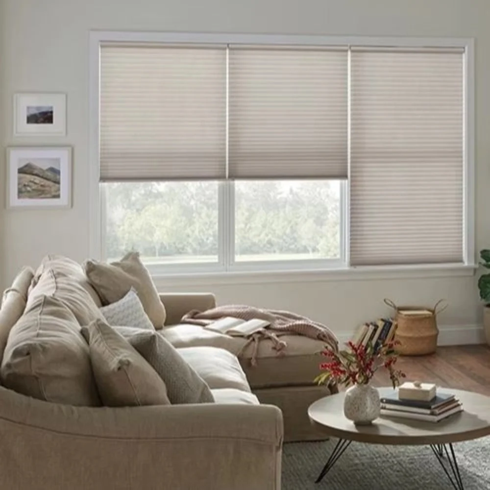 Modern honeycomb blinds project Dubai