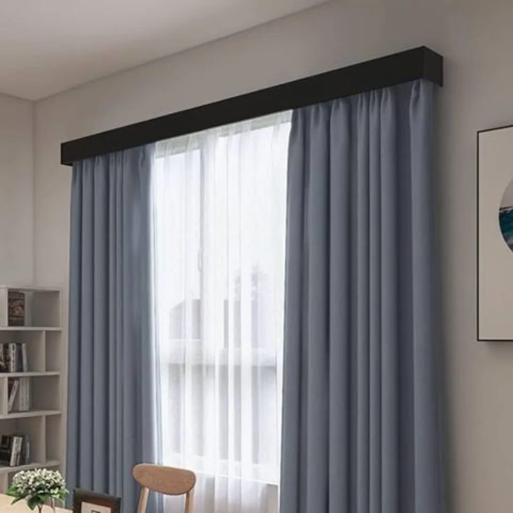 Modern pelmet curtains project Dubai