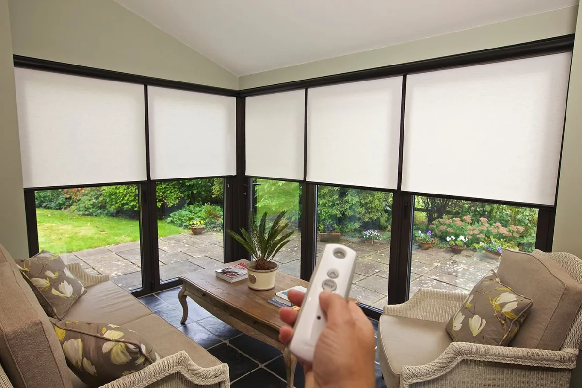 Motorized blinds interior decor Dubai UAE