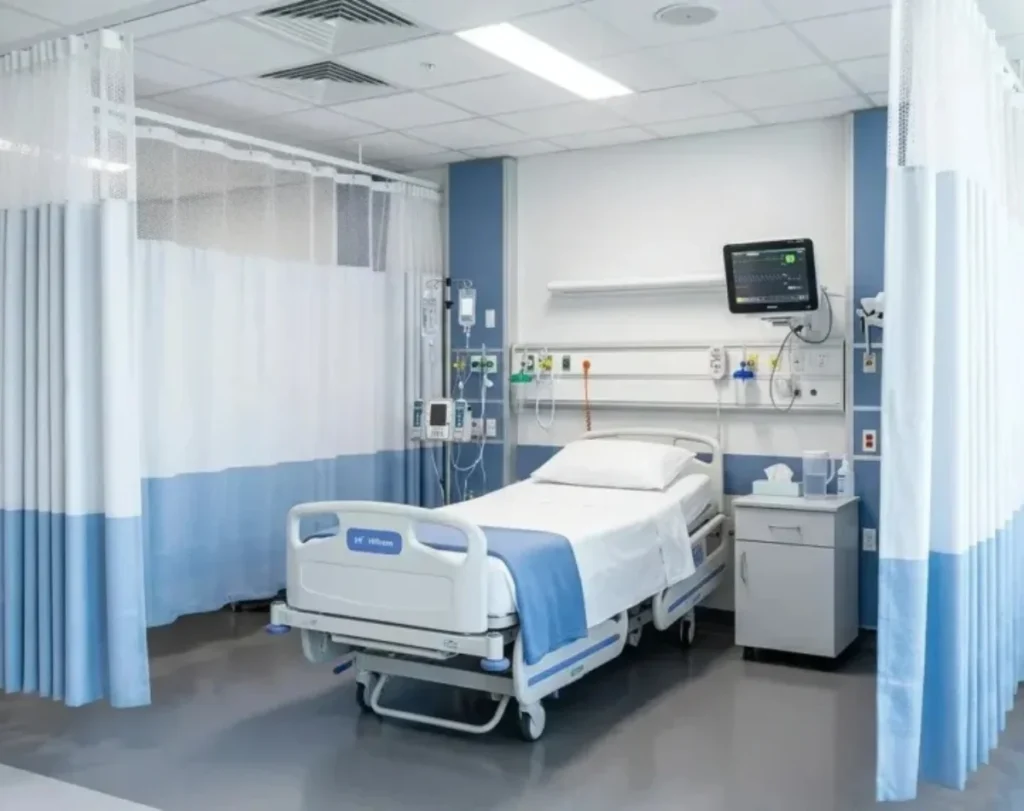 Motorized system hospital curtains Dubai