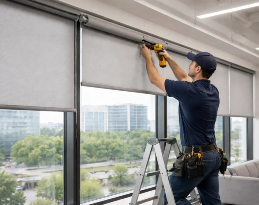 Office blinds installation service Dubai
