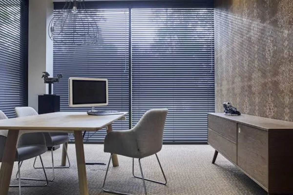 Office curtains professional look Dubai design