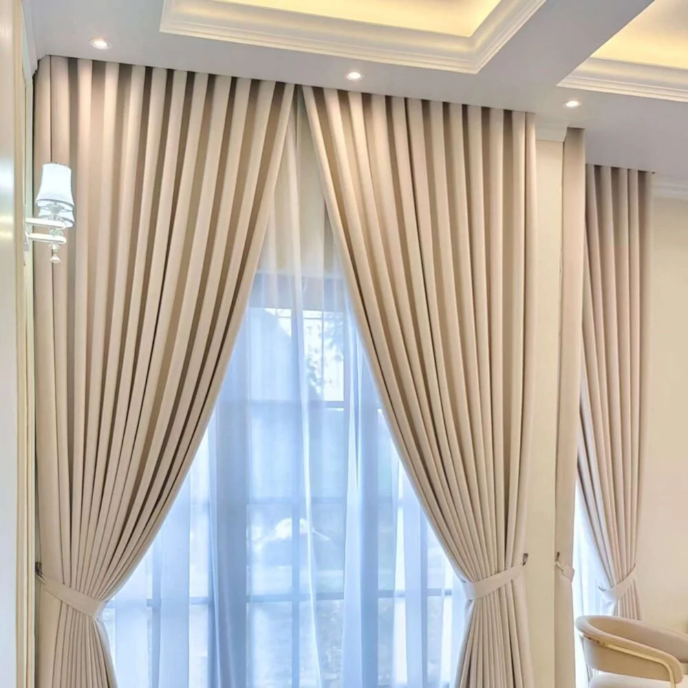 Office custom window curtain project Dubai