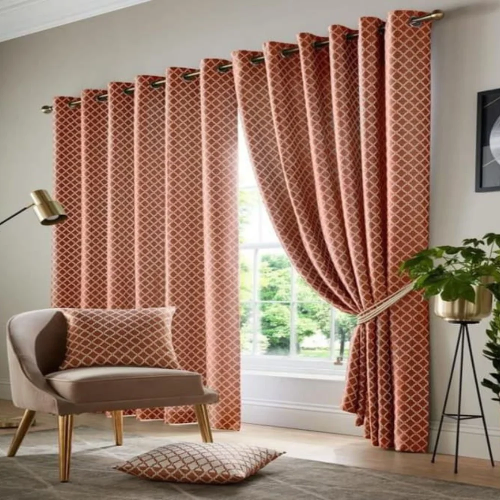 Office eyelet curtain project completed Dubai