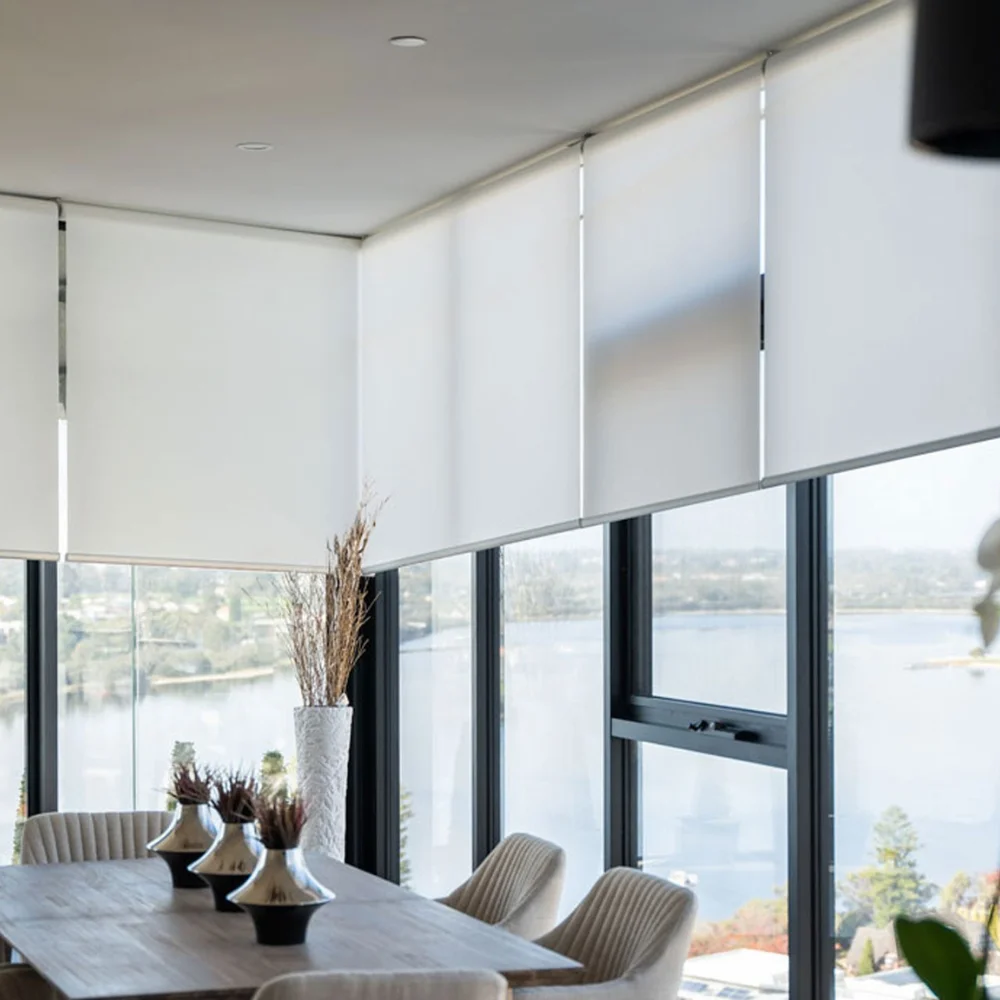 Office motorized blinds project Dubai