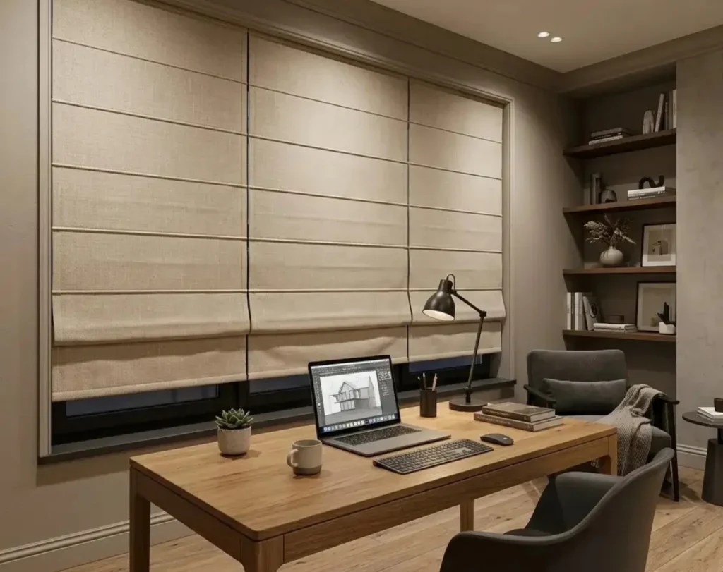 Office roman blinds professional Dubai