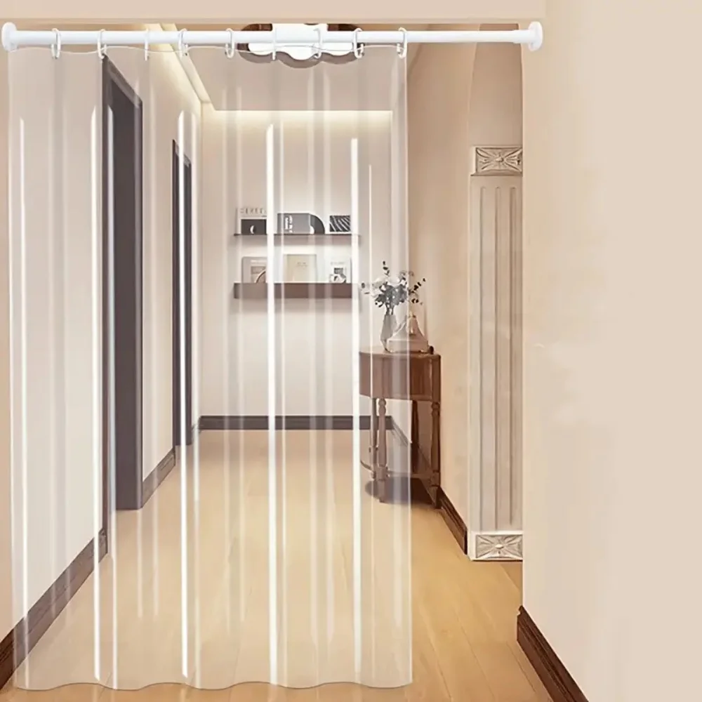 PVC curtains hallway partition Dubai design