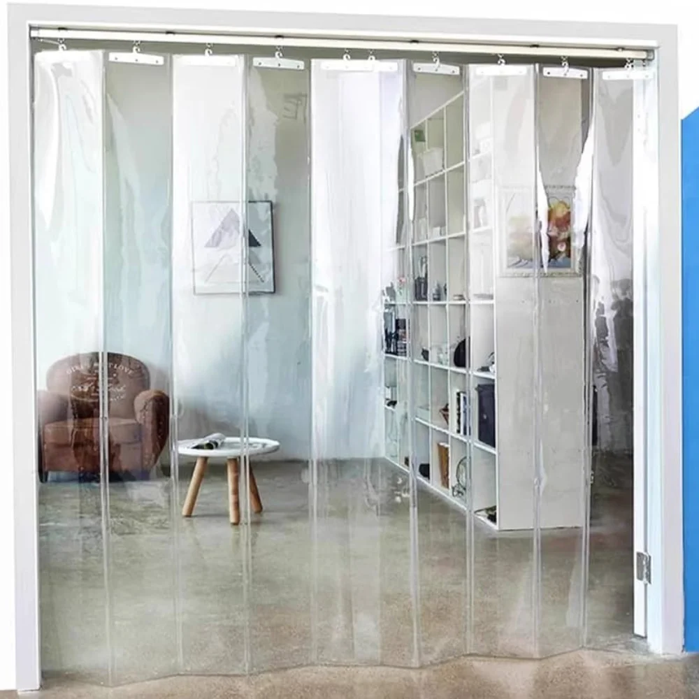 PVC curtains living space partition Dubai
