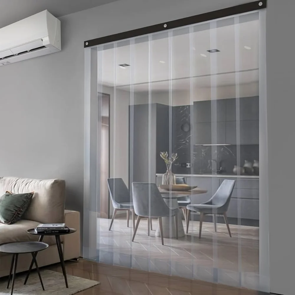 PVC curtains room divider Dubai design