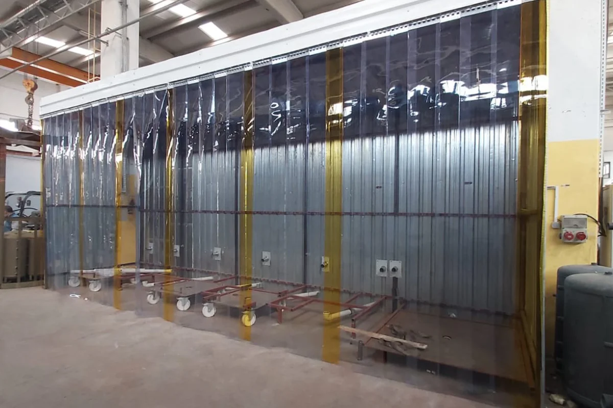 PVC curtains sleek energy efficient Dubai