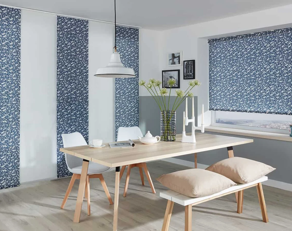 Panel blinds sliding door modern Dubai