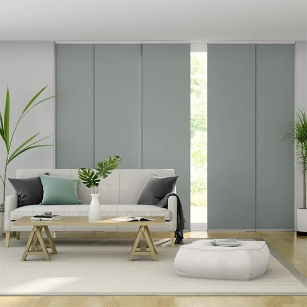 Panel window drapes portfolio villa Dubai