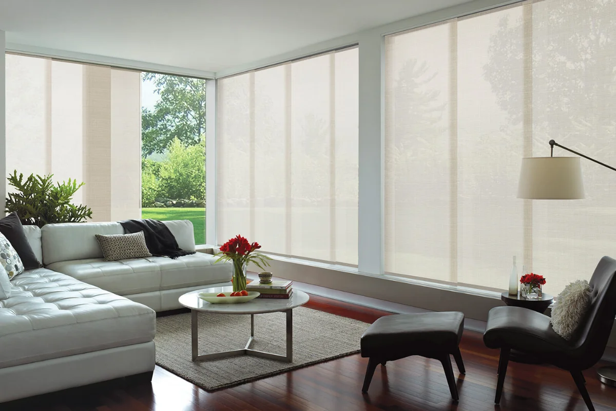 Panel window shades installation service Dubai