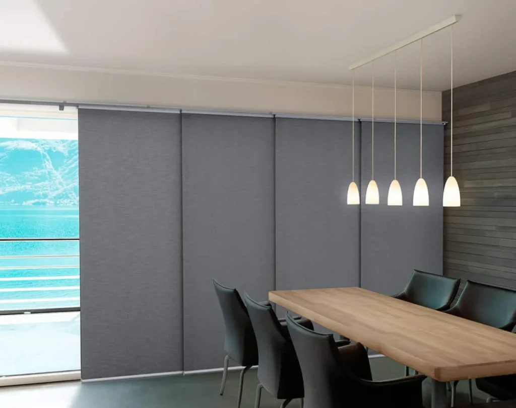 Patio door panel blinds elegant Dubai