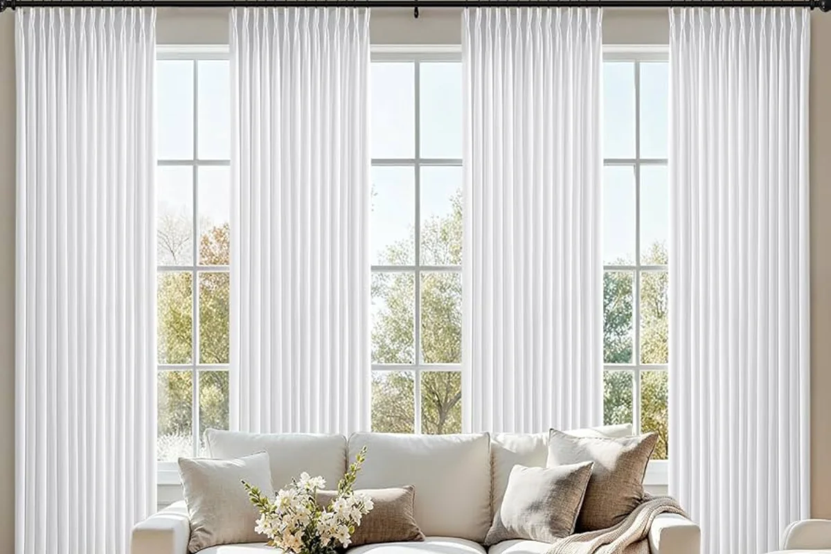 Perfect curtains privacy living room Dubai