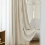 Pinch pleat blackout curtain fabric