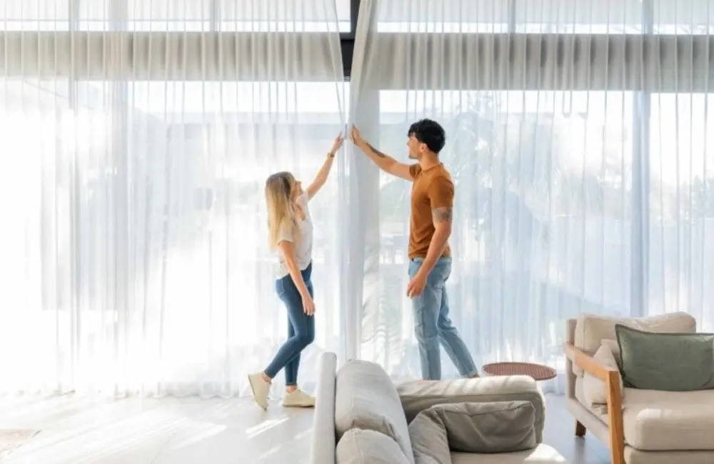 Premium quality curtains elegant design Dubai