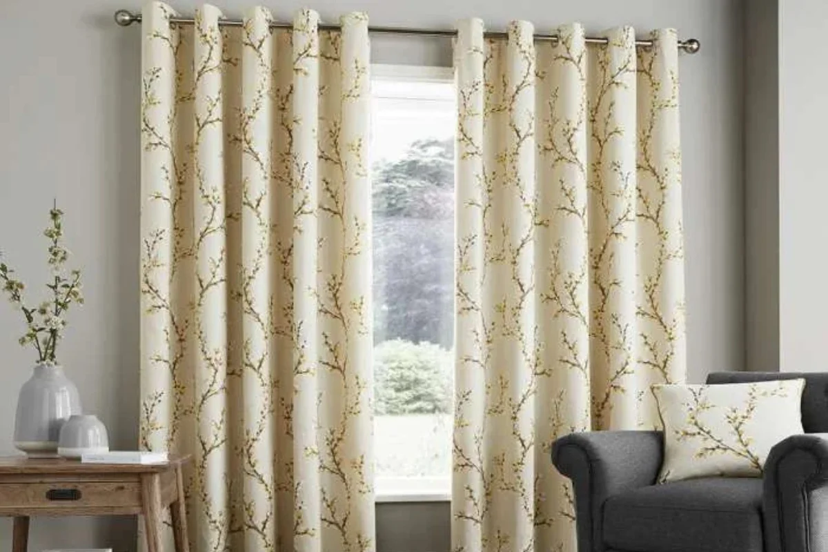 Professional cotton window curtains installation Dubai