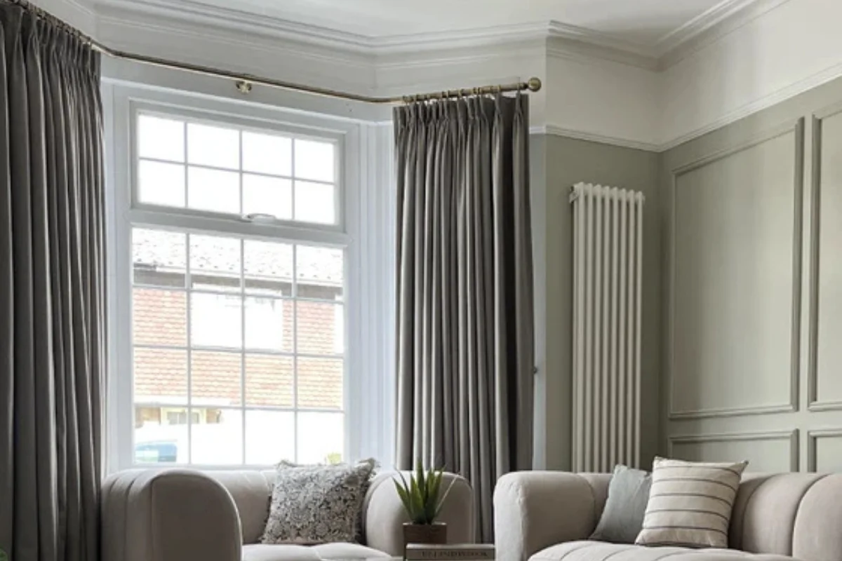 Professional wool window curtains installation UAE