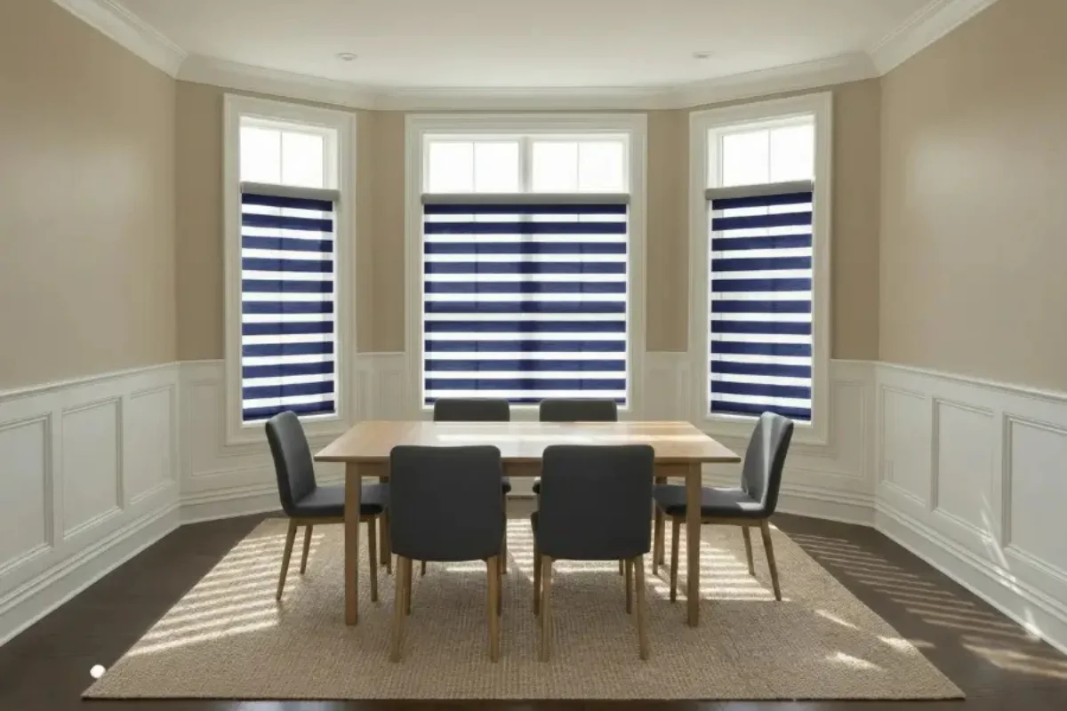Professional zebra blinds installation flawless Dubai