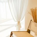 UV blocking sheer curtain reflective coating