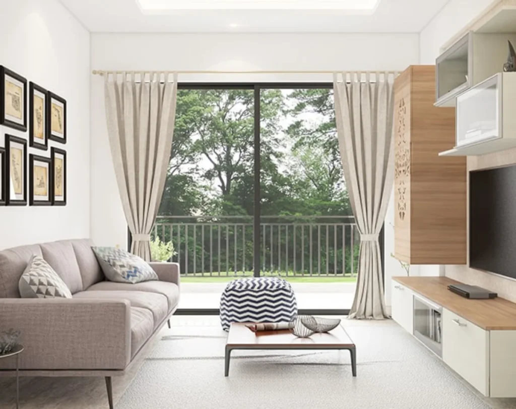 Residential areas curtains elegant design Dubai