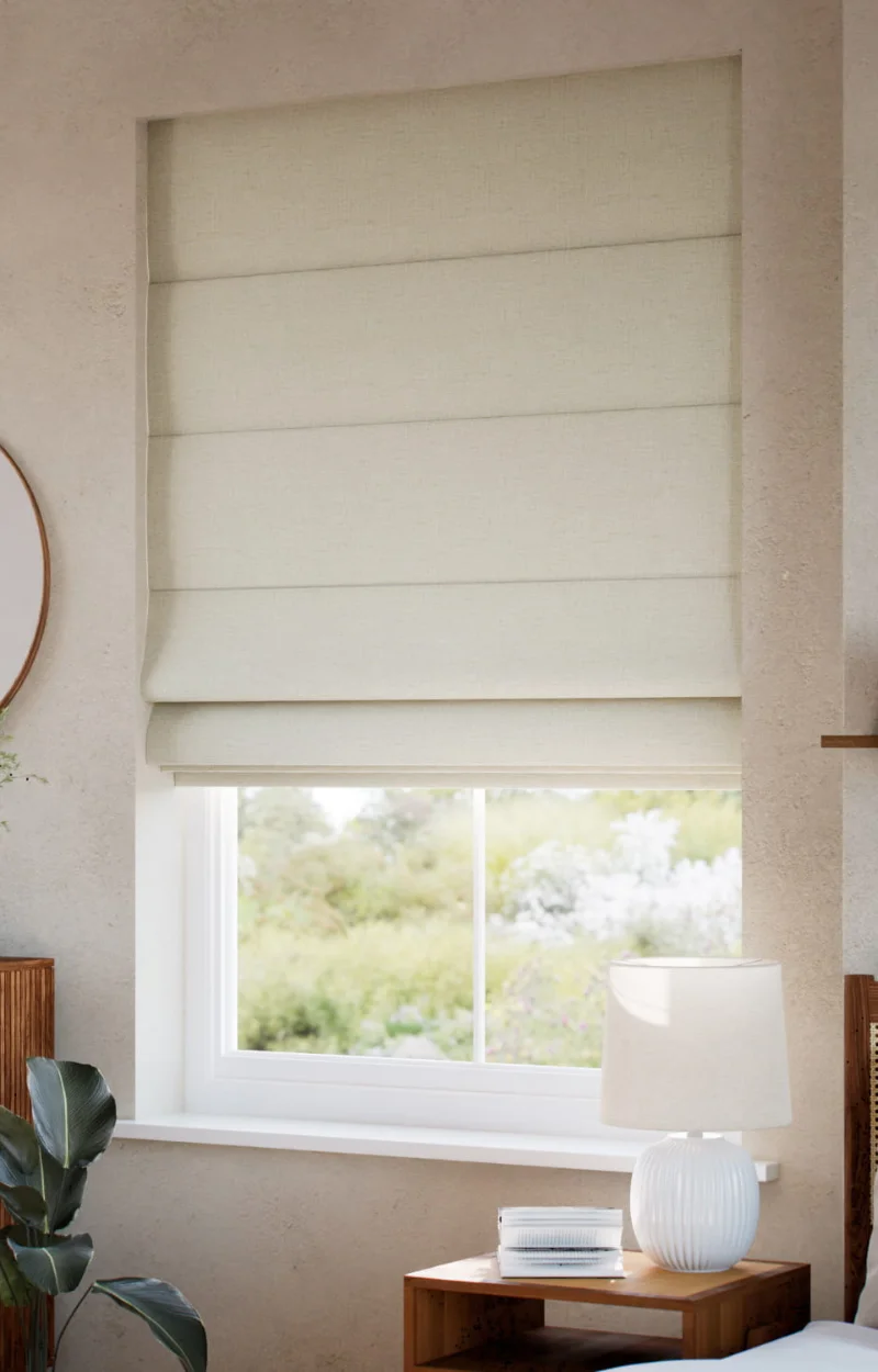 Roman blinds control light stylish Dubai