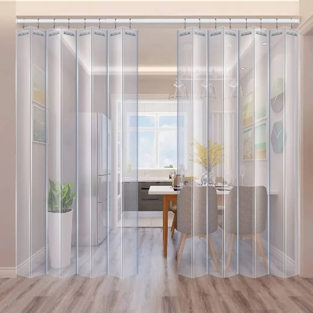 Sheer PVC curtains room divider Dubai